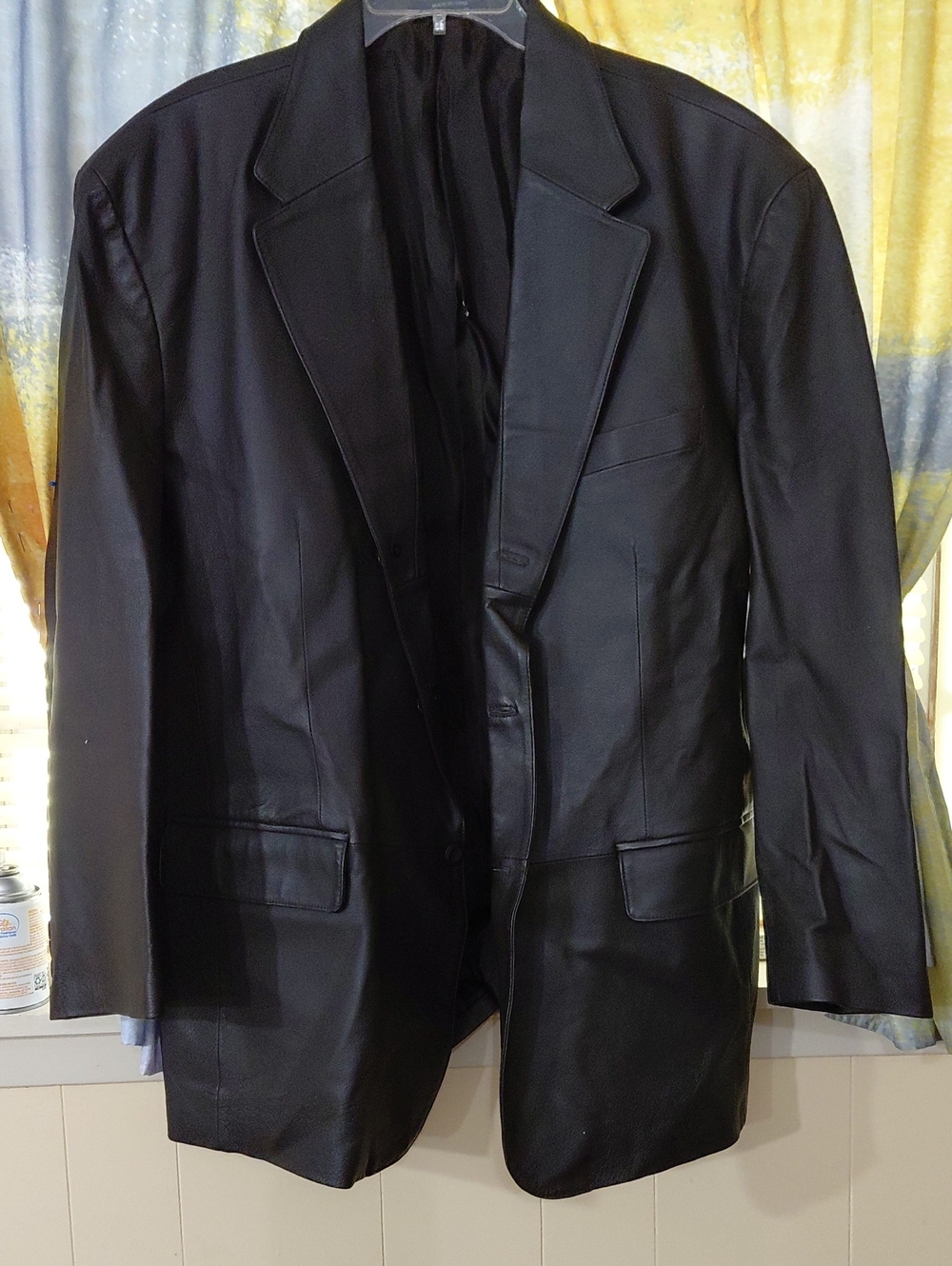 j.ferrar Brown Leather Sport Coat Blazer Size XL